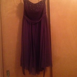 David's Bridal Purple Dress