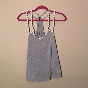 Daisy Outlined Racerback Tank Top