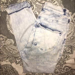 Express marble wash legging jeans 💜❤️