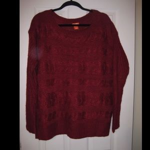 Deep Red Sweater