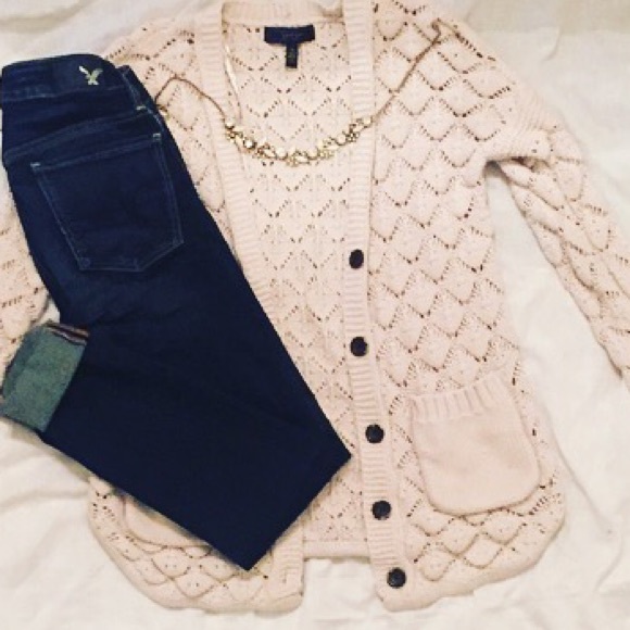 Cream Jessica Simpson Cardigan