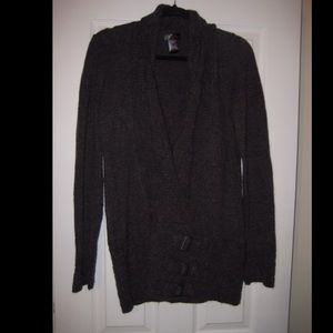 Grey V-Neck Sweater