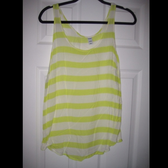 Yellow Striped Tanktop