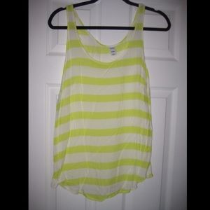 Yellow Striped Tanktop