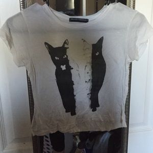 Brandy Melville Graphic Crop Top