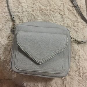Grey crossbody purse