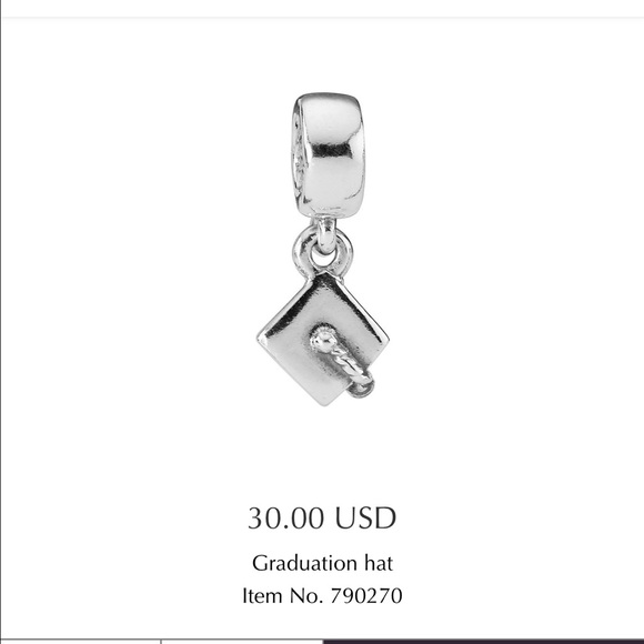 Pandora Graduation Cap Charm