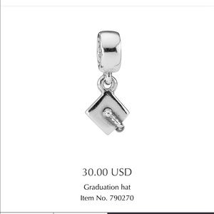 Pandora Graduation Cap Charm
