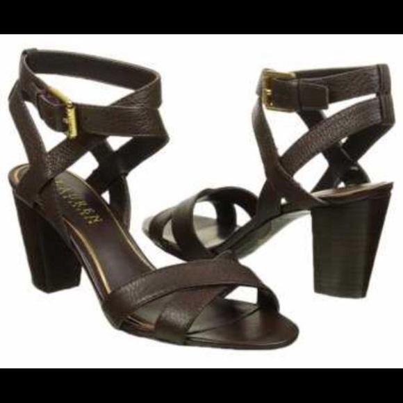 Sexy Brown Leather Sandals