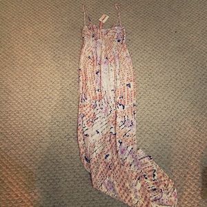 Snake skin maxi dress