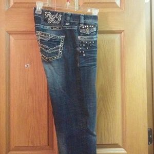 Low rise Rock n Roll cowgirl Denim