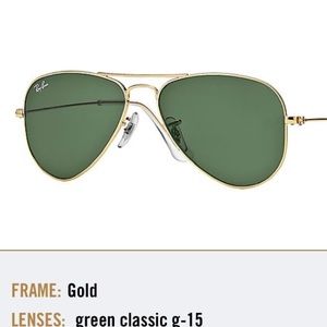 Ray ban aviators, brand new