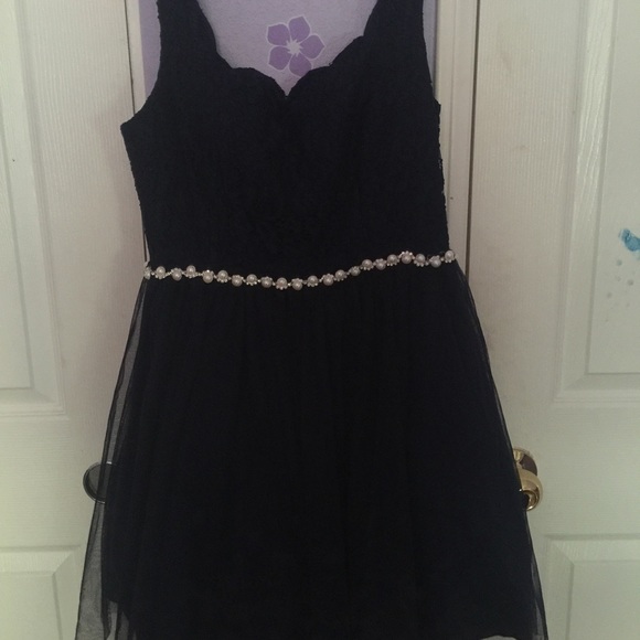 Navy Blue Beautiful Dress