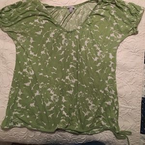 Short sleeve print shirt