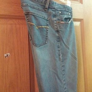 Cowgirl riding jeans