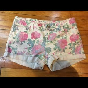 Flower print shorts