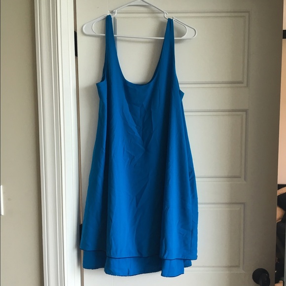 Blue tank dress