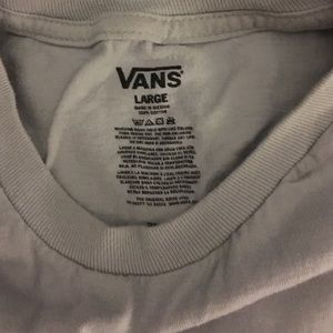 men's large vans graphic t-shirt