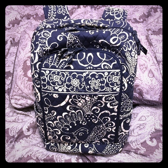 Navy Blue VERA BRADLEY laptop backpack!