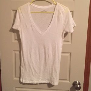 Jcrew vintage crew white vneck
