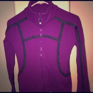 Reposh- lululemon Plum Scuba Jacket