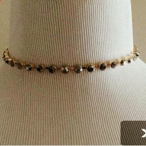 Gold Gem Choker