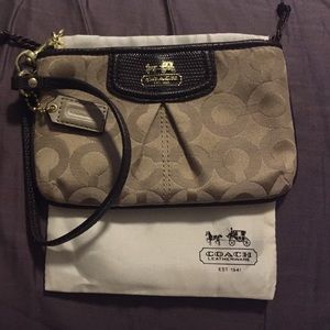 Authentic Coach Wristlet