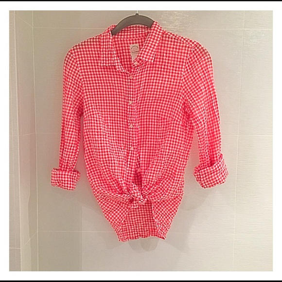 ❤️ J Crew gingham shirt