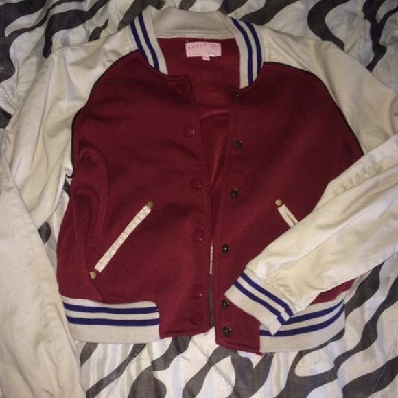 Burgundy Varsity Jacket