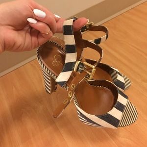 Nautical Stipe Heels