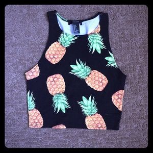 Pineapple crop top!
