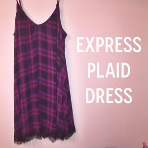Express Plaid Dress