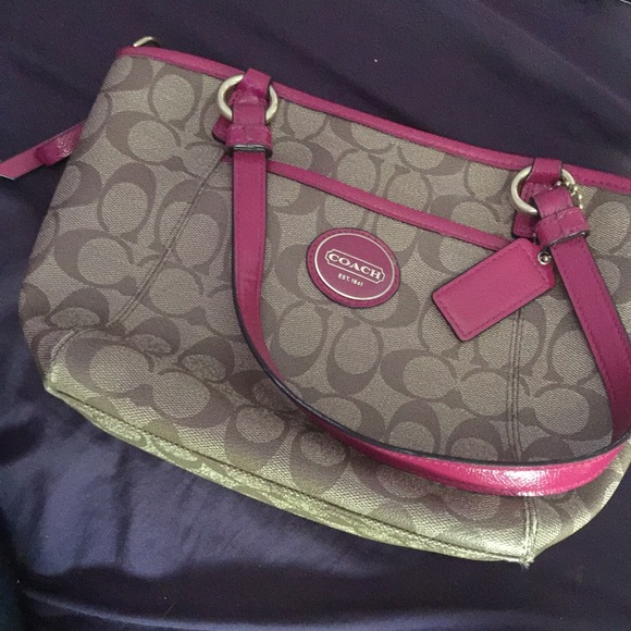 Pink Coach Bag