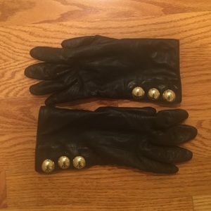 Gorgeous Coach leather winter driving gloves