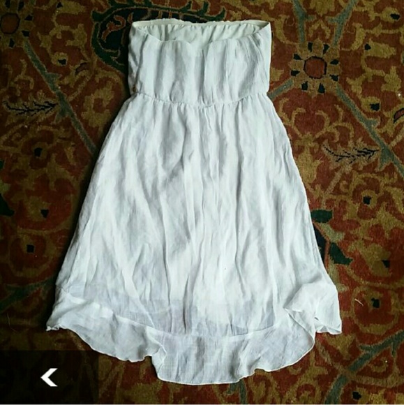 White Ruffled Dress - Picture 2 of 3