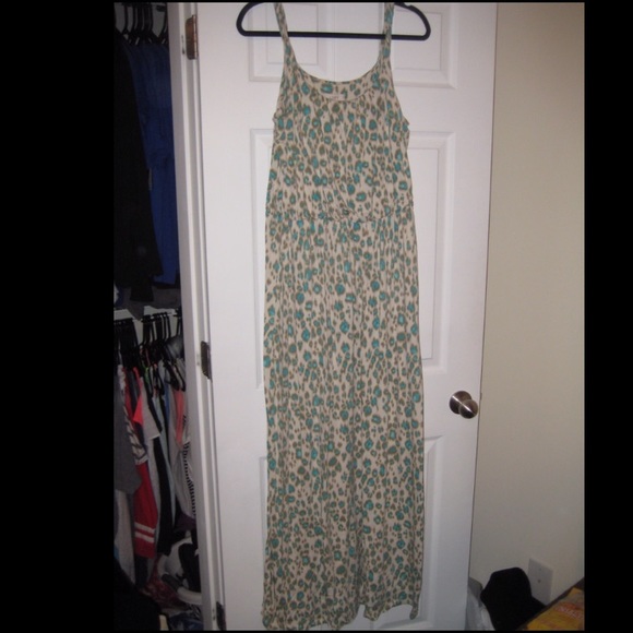 Leopard Print Maxi Dress