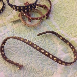 Linea Pelle super luxurious leather choker. TAN