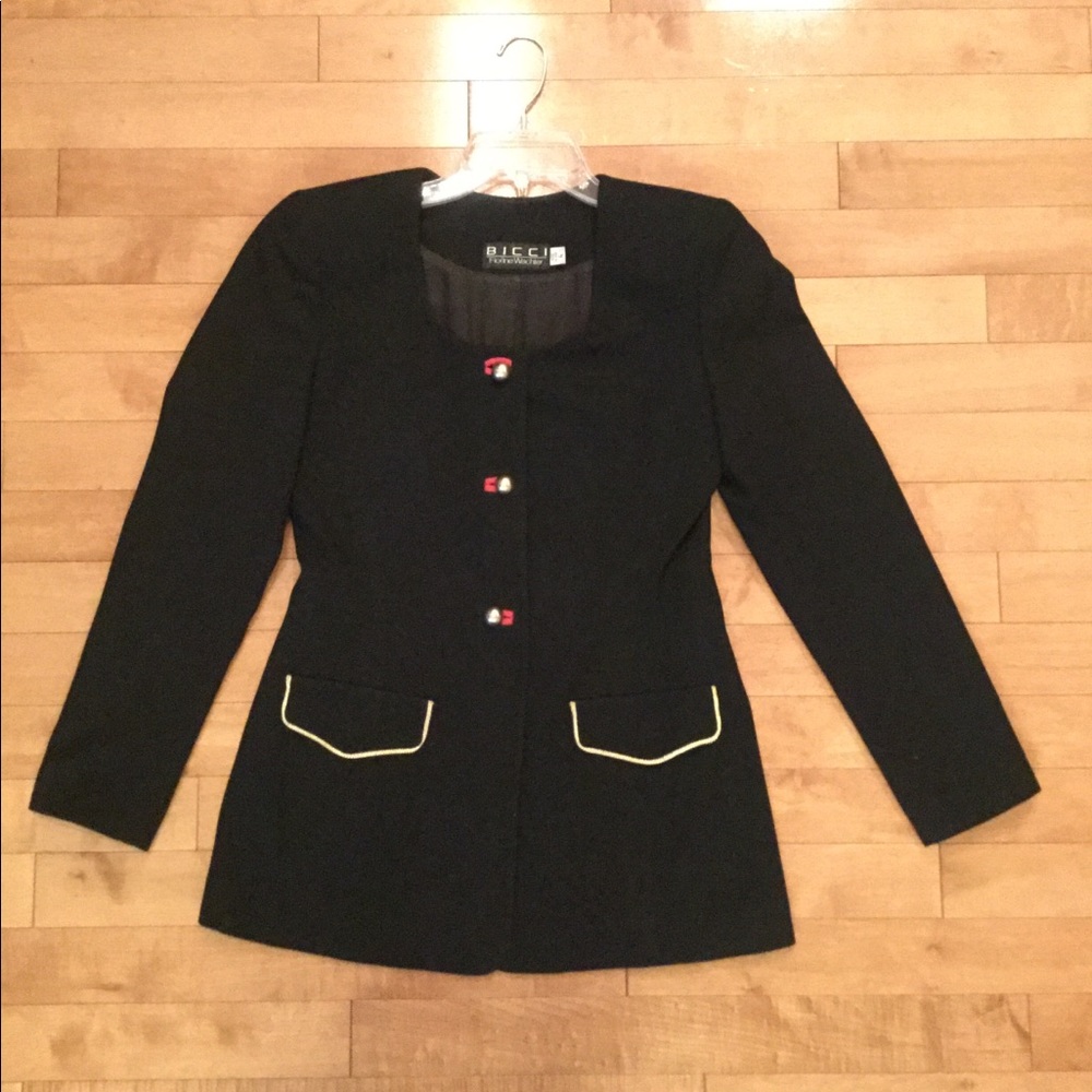 BICCI Florine Wachter military style blazer