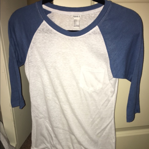 forever 21 baseball tee