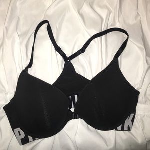 NWOT VS Pink racer back bra