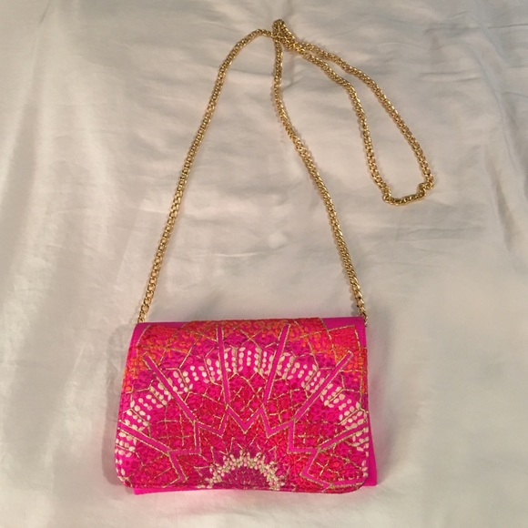 Colorful Clutch with strap