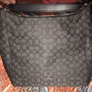 Black  coach shoulder bag