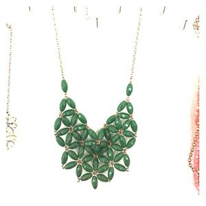 Emerald J Crew Necklace