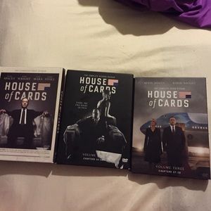 House of cards dvd season 1-3