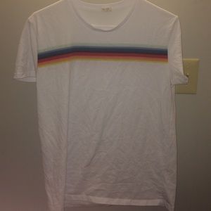 Brandy Melville rainbow striped shirt
