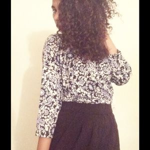 Blue Paisley Print shirt