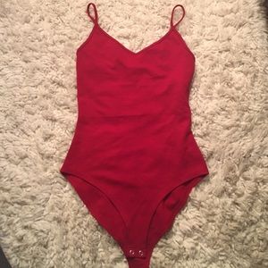 NWOT red bodysuit