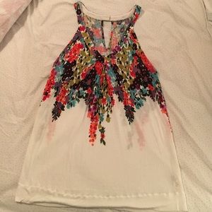 AE floral tank