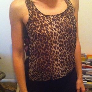 🐅Racer back leopard tank🐅