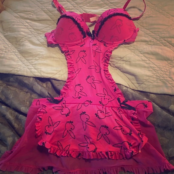 NWOT Playboy Sexy Babydoll / Apron Lingerie